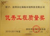 優(yōu)秀工程質(zhì)量獎(jiǎng)